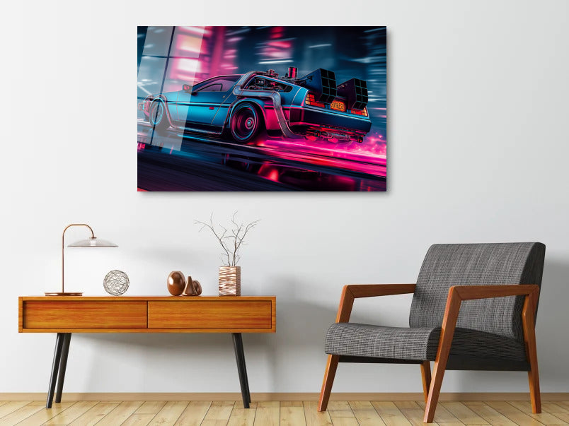 Back to the future - Stampa su alluminio HD lucido