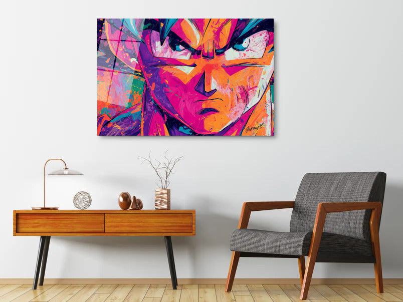 Goku - Stampa su alluminio HD lucido