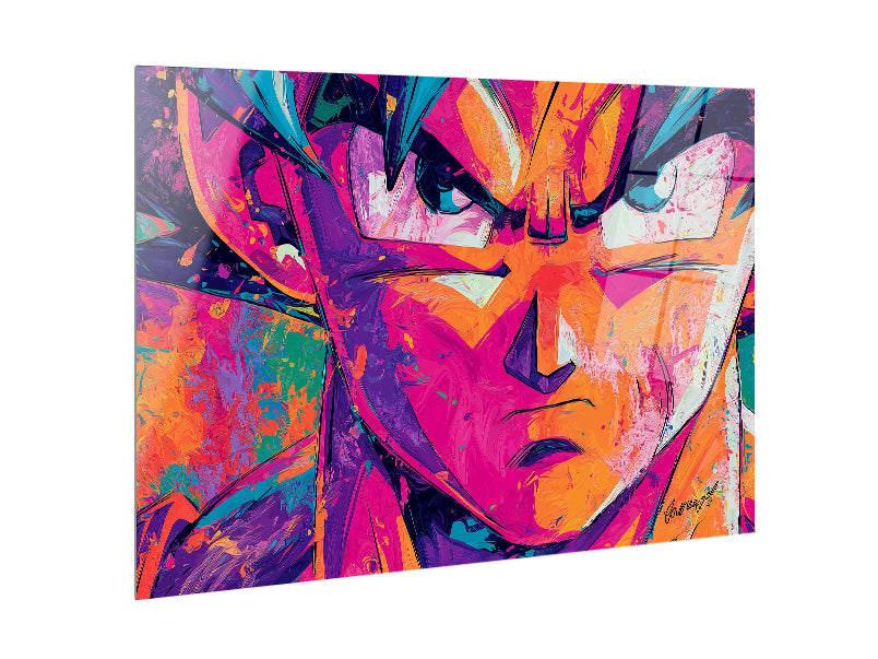 Goku - Stampa su alluminio HD lucido