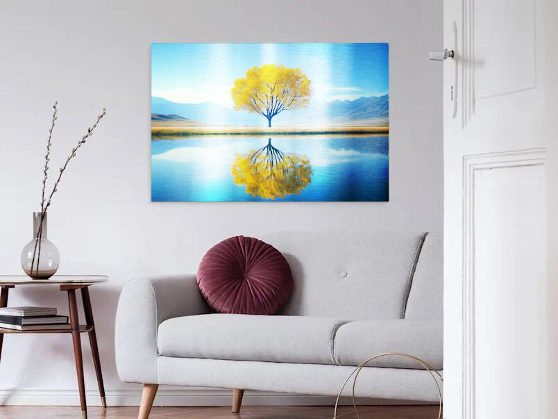 Landscape - Print on Brushed Aluminum