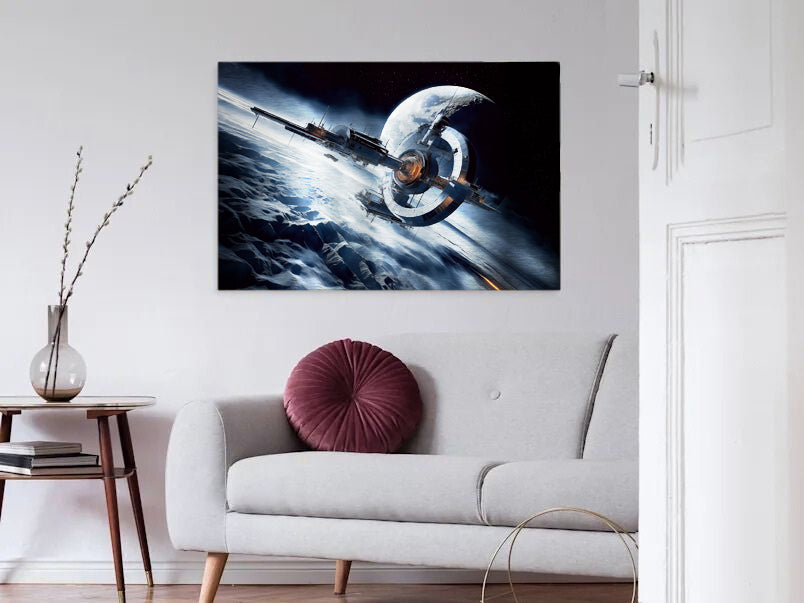 Space - Stampa su Alluminio spazzolato