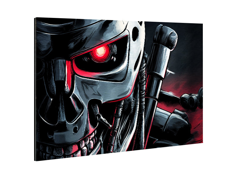 Terminator_02 - Stampa su Alluminio spazzolato