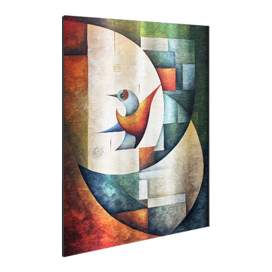 Abstract - Print on Brushed Aluminum