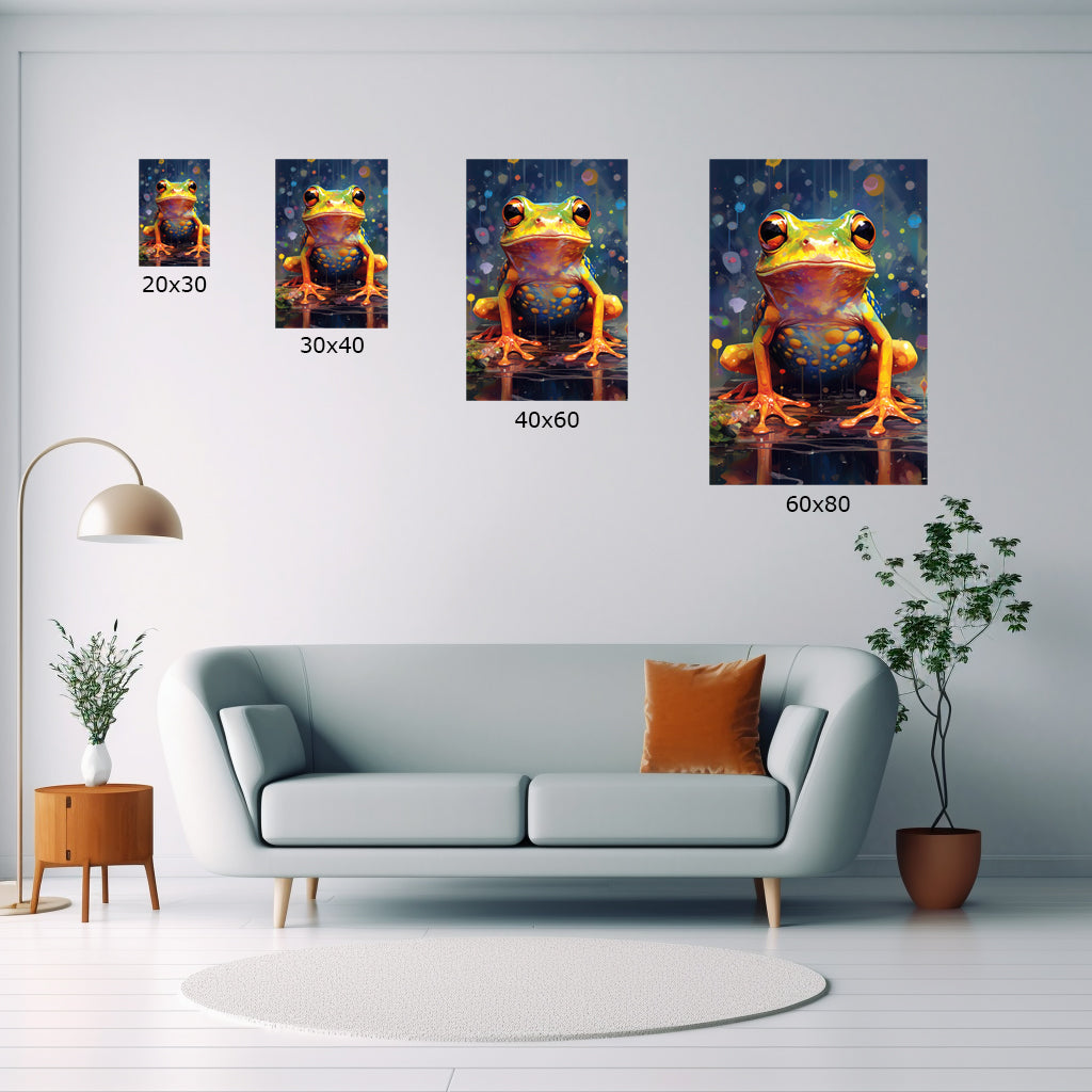 Frog - Stampa su alluminio HD lucido