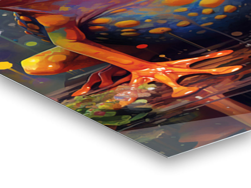 Frog - Stampa su alluminio HD lucido