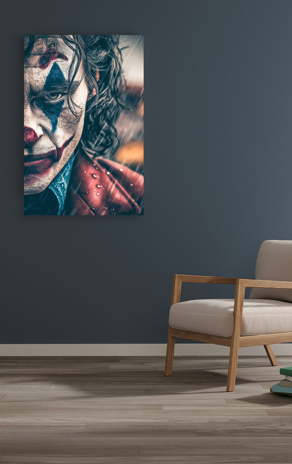 Joker Close Up_02 - Glossy HD Aluminum Print