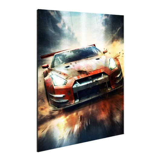 GT - Print on Brushed Aluminum