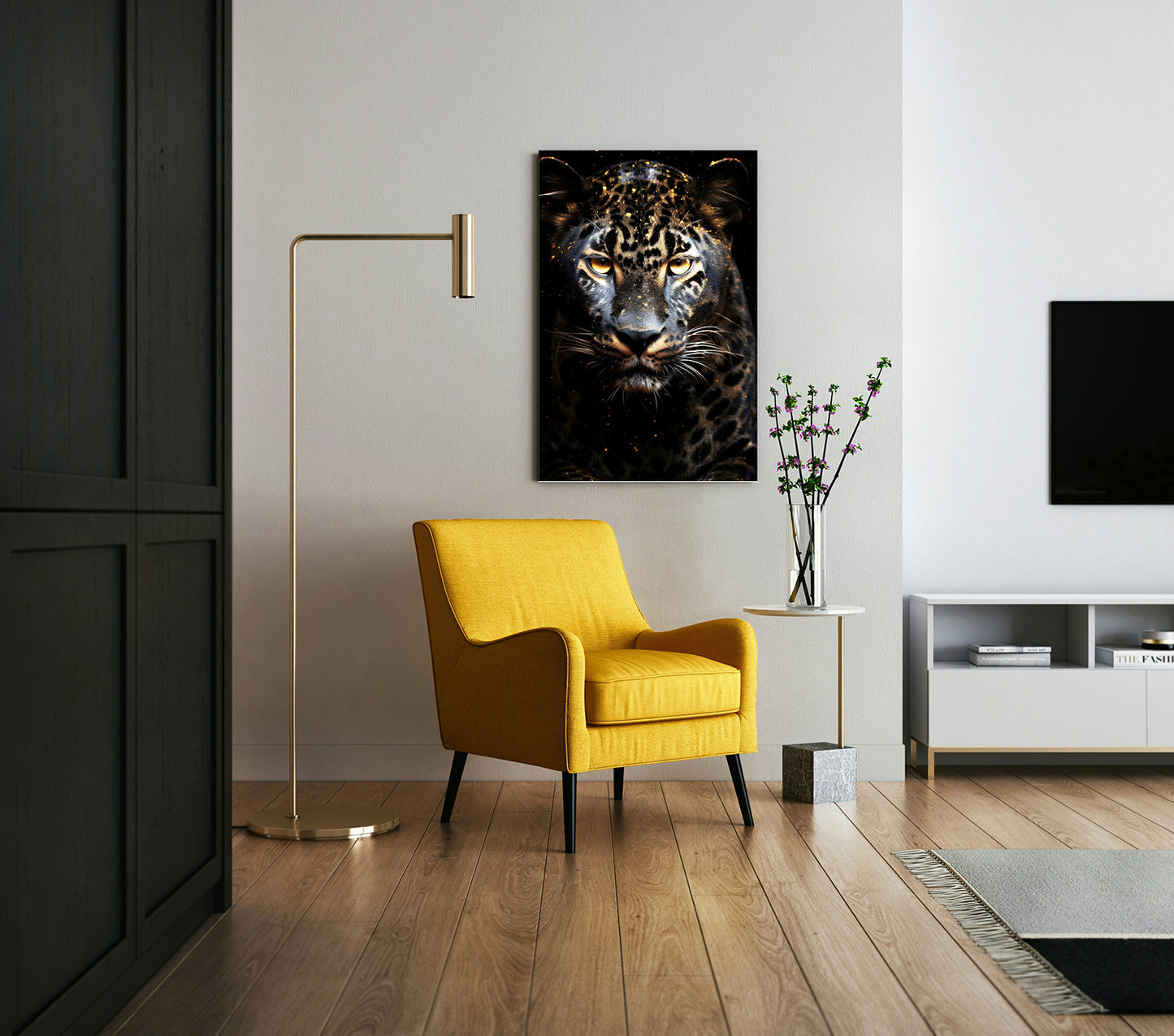 Puma Gold - Stampa su Alluminio spazzolato