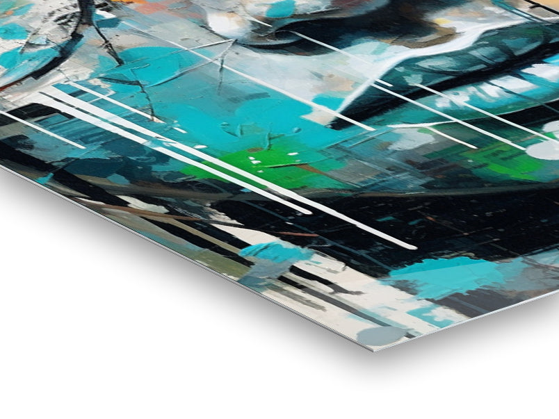 Women Abstract_02 - Stampa su alluminio HD lucido