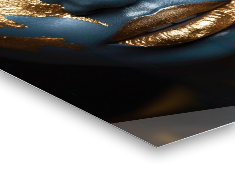 Women Gold_02 - Stampa su alluminio HD lucido