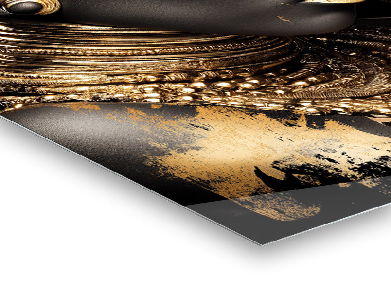 Women Gold_03 - Stampa su alluminio HD lucido