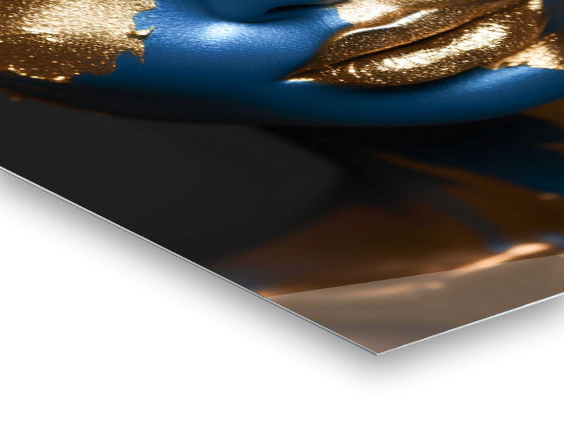 Women Gold_01 - Stampa su alluminio HD lucido