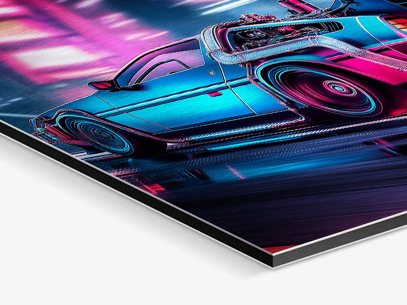 Back to the future - Stampa su Alluminio spazzolato