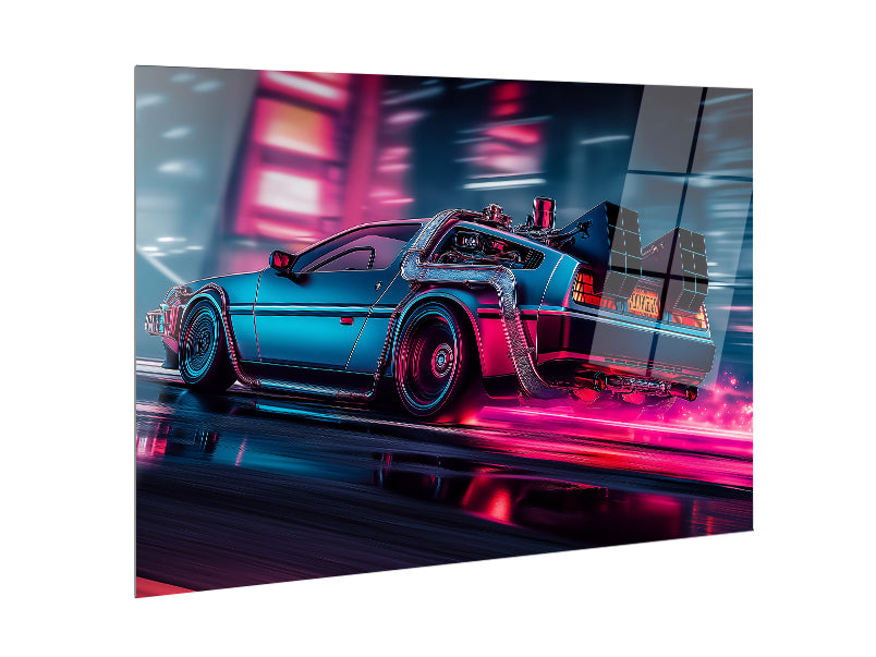 Back to the future - Stampa su alluminio HD lucido