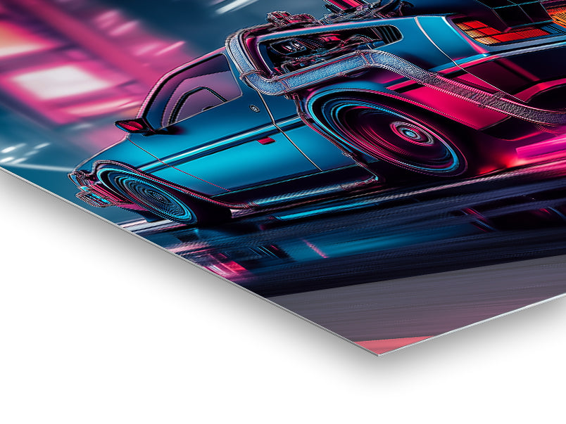 Back to the future - Stampa su alluminio HD lucido