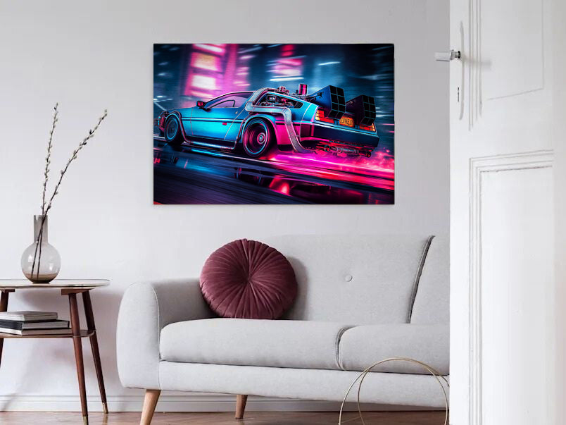 Back to the future - Stampa su Alluminio spazzolato
