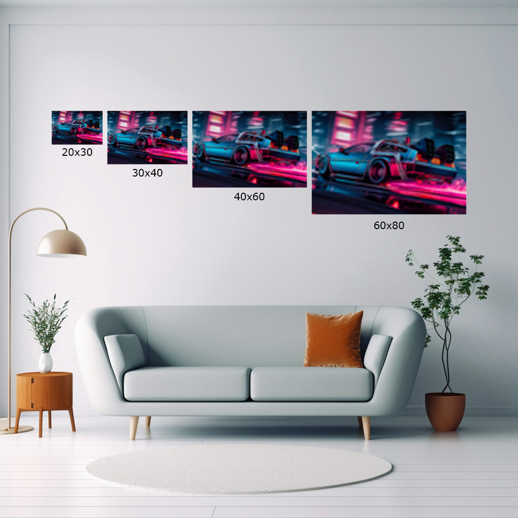 Back to the future - Stampa su alluminio HD lucido