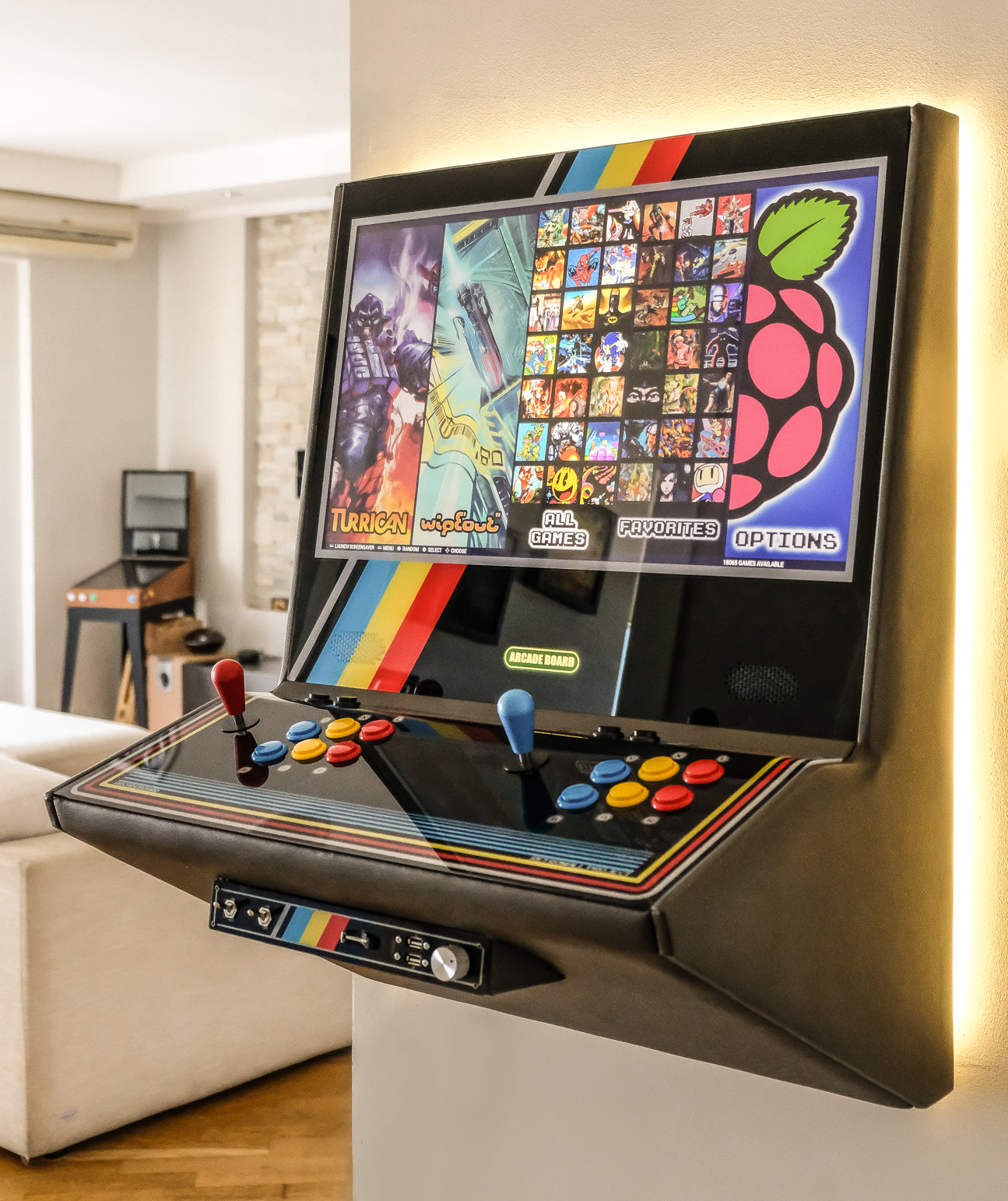Retrowall (esclusa scheda di controllo e giochi)
