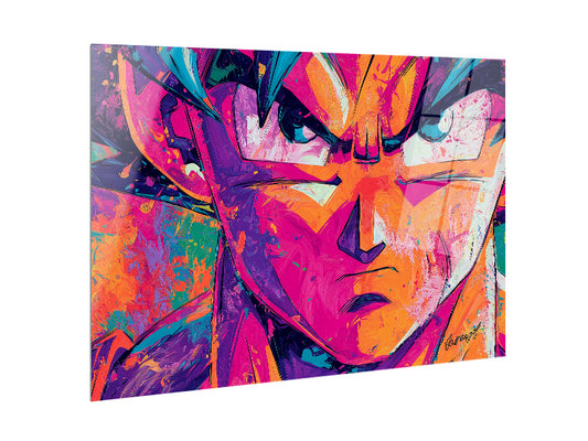 Goku - Stampa su alluminio HD lucido