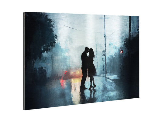Love - Stampa su Alluminio spazzolato