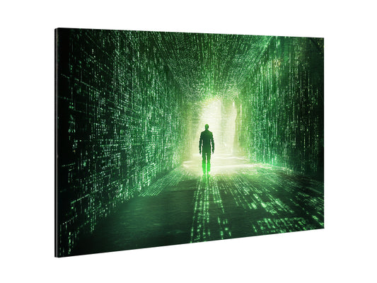 Matrix - Stampa su Alluminio spazzolato