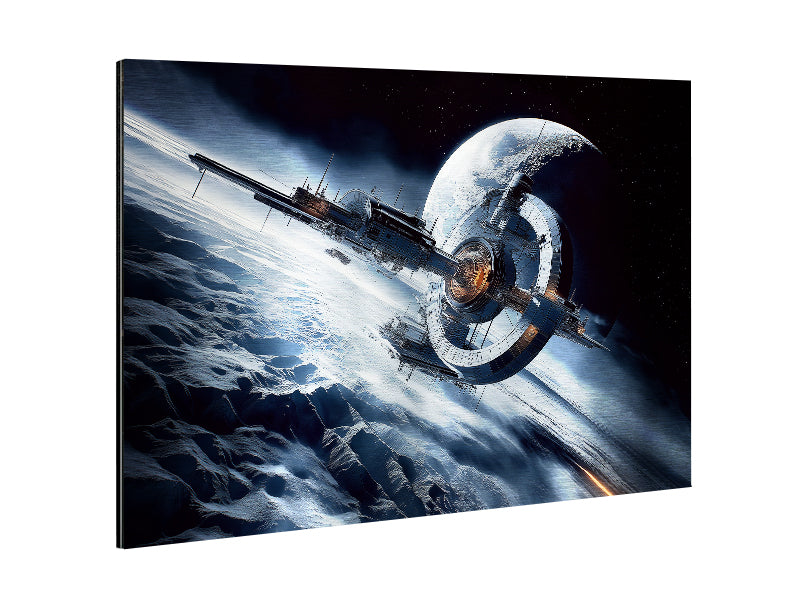 Space - Stampa su Alluminio spazzolato