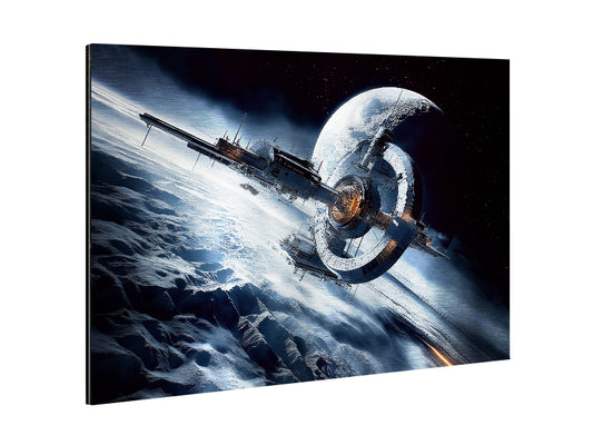 Space - Stampa su Alluminio spazzolato