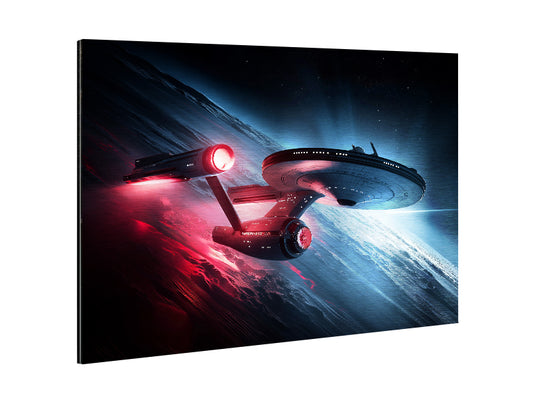 Star Trek - Stampa su Alluminio spazzolato