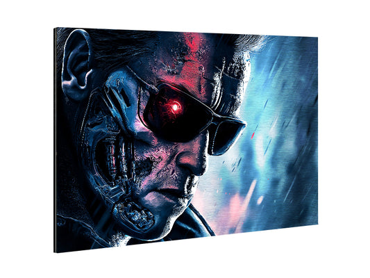 Terminator_01 - Stampa su Alluminio spazzolato