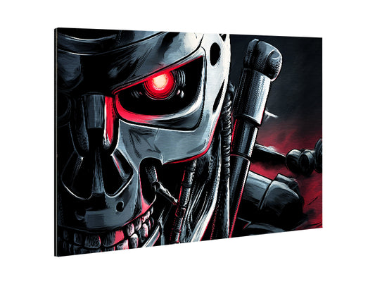 Terminator_02 - Stampa su Alluminio spazzolato