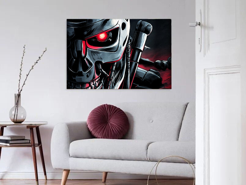 Terminator_02 - Stampa su Alluminio spazzolato