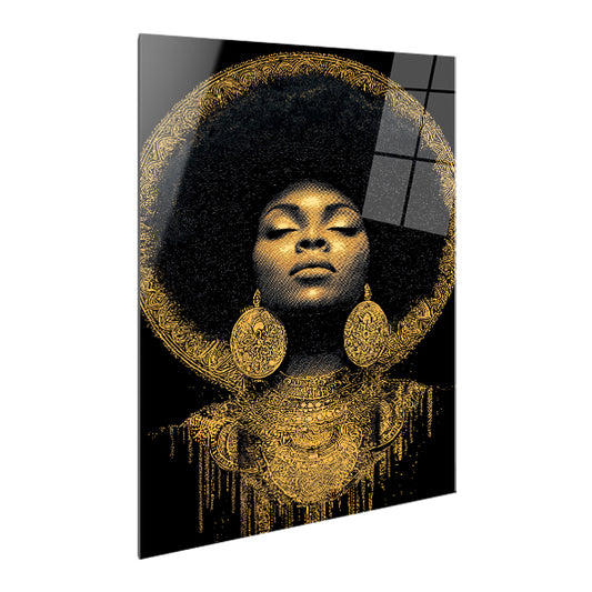 Afro_03 - Stampa su alluminio HD lucido