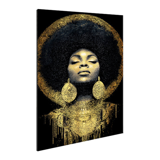Afro 3 - Stampa su Alluminio spazzolato