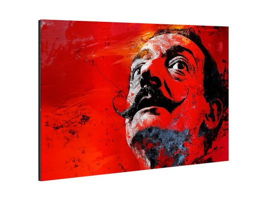 Dalí - Stampa su Alluminio spazzolato
