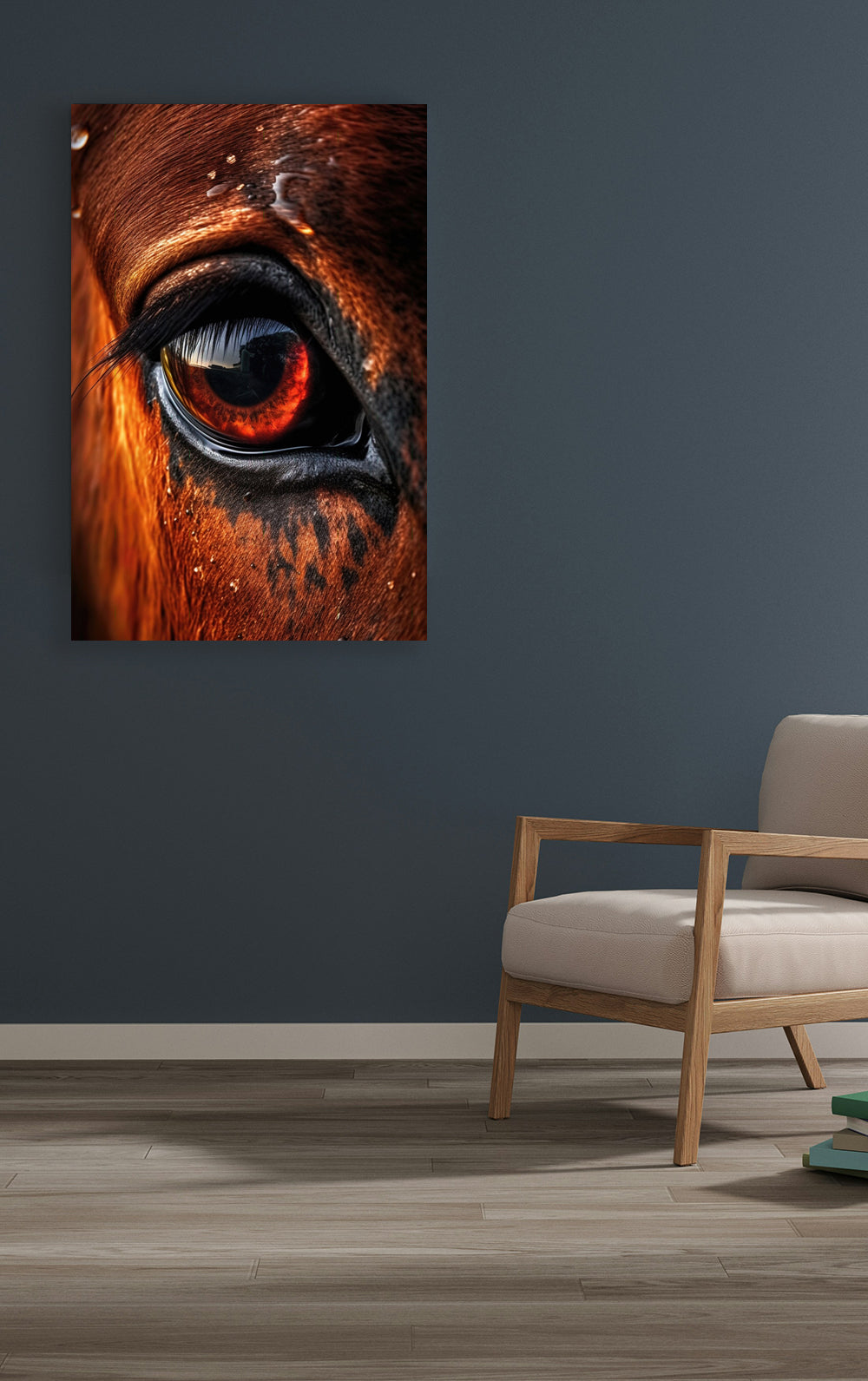Eyes Horse - Stampa su alluminio HD lucido