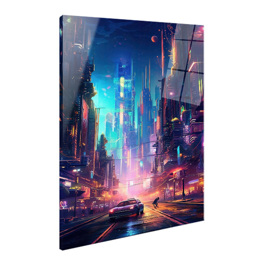 Futuristic City - Stampa su acrilico