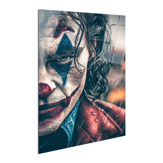 Joker Close Up_02 - Stampa su alluminio HD lucido