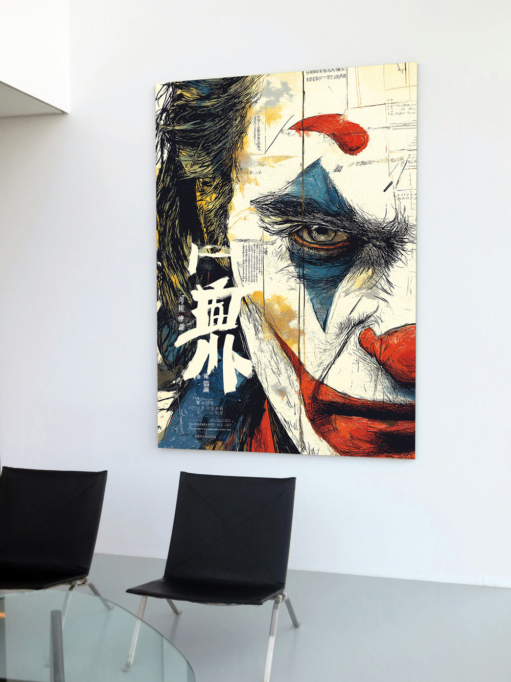Joker close up_03 - Stampa su acrilico