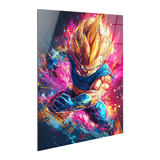 Vegeta - Stampa su alluminio HD lucido