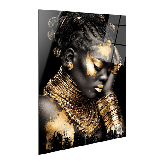 Women Gold_03 - Stampa su alluminio HD lucido